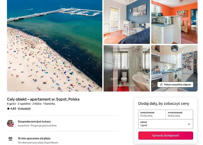 Klimatyczny Przy Plazy W Sopocie Apartamento